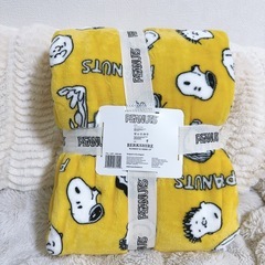 ブランケット　スヌーピーPeanuts大判ひざ掛け 152x177cmの画像