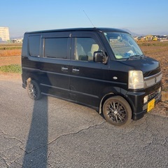 エブリィ4WDターボ AT楽々運転　車検長め ヒッチメンバー有の画像