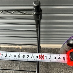 メタルラック 3段　ブラック アルミラック スチールラックの画像