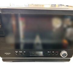 【自社配送は札幌市内限定】HITACHI/日立 加熱水蒸気オーブンレンジ ヘルシーシェフ MRO-W10X メタリックグレー 2021年製 動作確認品の画像