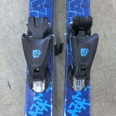 カザマ ジュニアスキー 2点セット 85cm SPAX J 青系 スキー板 子供用 KAZAMA 札幌市 西区 西野店の画像