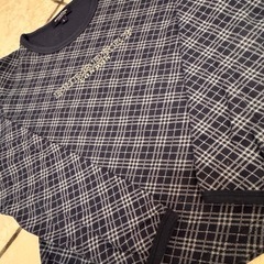 BURBERRY チェック柄 ロンT Lsizeの画像