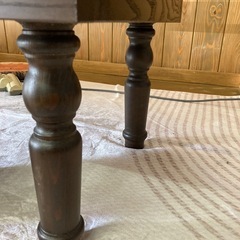 レトロ！大きなローテーブル　の画像