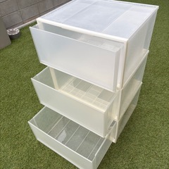 無印良品　スタッキング衣装ケースの画像