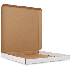 【贈答用にオススメ✨】ダンボール 白　31.8x31.8x2.6cm 25枚の画像