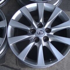宮城県 大崎市 レクサス 純正ホイール LS 7.5jx18 ＋32 PCD120 5穴 4本セット中古品の画像