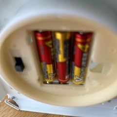 ホワイトレトロ電池照明の画像