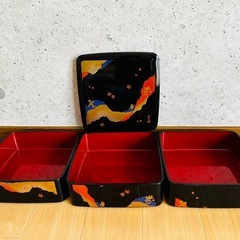 ☆* 道場六三郎　三段重箱　*☆
の画像