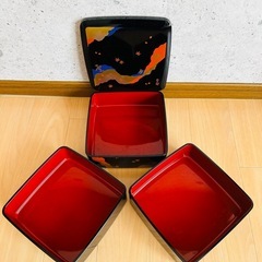 ☆* 道場六三郎　三段重箱　*☆
の画像