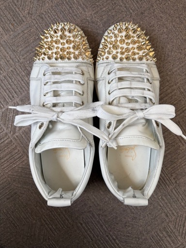 クリスチャンルブタン Louis Spikes レザー スニーカー