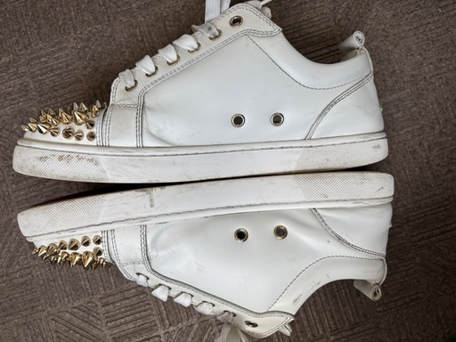 クリスチャンルブタン Louis Spikes レザー スニーカー