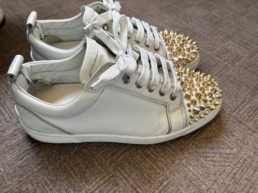 クリスチャンルブタン Louis Spikes レザー スニーカー