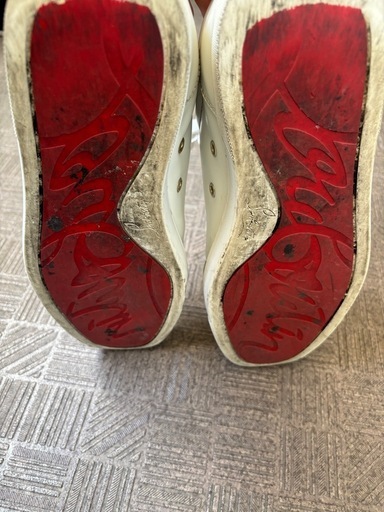 クリスチャンルブタン Louis Spikes レザー スニーカー