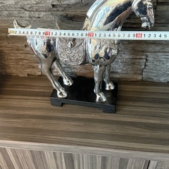 シルバー　馬　置物 の画像