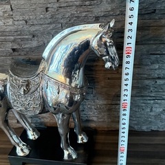 シルバー　馬　置物 の画像