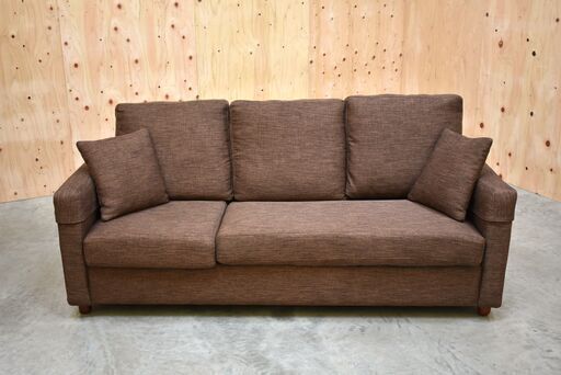 【1/29中直】≪yt1884ジ≫ 3人掛けソファ スツール付属 中古家具/宮城県仙台市 リユースストレージ仙台 70331-02