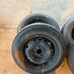 日産　スタッドレスタイヤ14インチ
　鉄チン　の画像