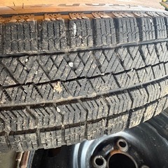 日産　スタッドレスタイヤ14インチ
　鉄チン　の画像