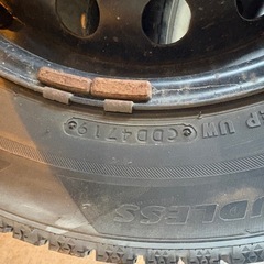 日産　スタッドレスタイヤ14インチ
　鉄チン　の画像