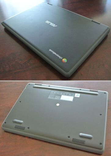 さらに値下げ！超美品 ASUS 11.6インチ タッチパネル 2-in-1 Chromebook Flip CR1「CR1100FKA