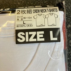 M2511-432 クルーネック Tシャツ 2枚組 サイズL  未使用品 の画像