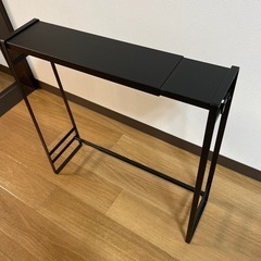 キッチン　伸びるラックの画像