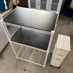 ⭐︎スチールラック 小型シェルフ ホワイト⭐︎の画像