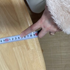 大きめ長方形丸テーブルの画像