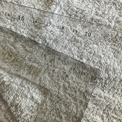 三角定規 大　メモリ20㎝　2個セット 透明プラスチックの画像