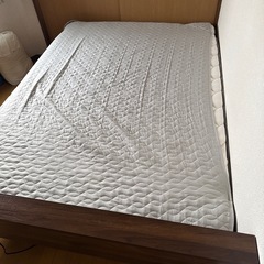 【無料】今日27日限定 / ダブルベッド&マットレス / 搬出手伝います / 3階階段の画像