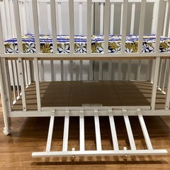 ベビーベッド【町田市再生家具】252465の画像