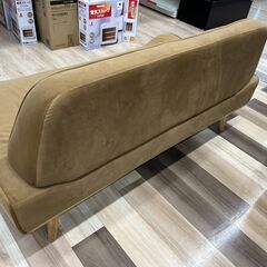 ジモティー割引🏷️【ジャングルジャングル 岸和田和泉インター店】二人掛けソファ ブラウン 和泉市 堺市 岸和田市 泉大津市 高石市 泉北郡熊取町の画像