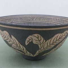 新羅窯 新羅土器 茶器 直径約14cm 高さ約7.5cm 韓国 茶道具 茶碗 札幌 西野店の画像