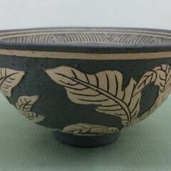 新羅窯 新羅土器 茶器 直径約14cm 高さ約7.5cm 韓国 茶道具 茶碗 札幌 西野店の画像