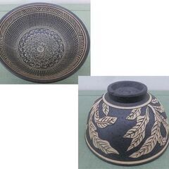 新羅窯 新羅土器 茶器 直径約14cm 高さ約7.5cm 韓国 茶道具 茶碗 札幌 西野店の画像