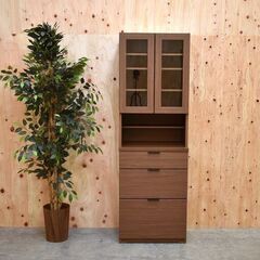 ≪yt1889ジ≫ 美品 nitori/ニトリ カップボード/食...