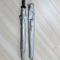【新品未使用】Paradiso ゴルフ用傘 シルバー 傘 ゴルフ ブリジストンの画像
