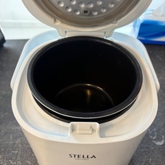 【STELLA】【2合炊き マイコン炊飯器】★ クリーニング済 【管理番号12711】桒の画像