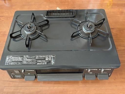 都市ガス用二口ガスコンロ
