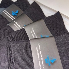 新品未使用品　メンズ靴下 5足セット　グレー 23~25cmの画像