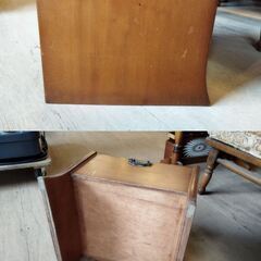 レトロ 木製収納箱 ボックス 小物入れ　/TJ-2668 2Fの画像