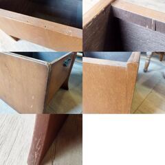 レトロ 木製収納箱 ボックス 小物入れ　/TJ-2668 2Fの画像