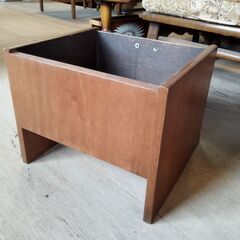 レトロ 木製収納箱 ボックス 小物入れ　/TJ-2668 2Fの画像