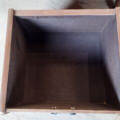 レトロ 木製収納箱 ボックス 小物入れ　/TJ-2668 2Fの画像