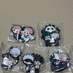 呪術廻戦　ラバーストラップ　5点
の画像
