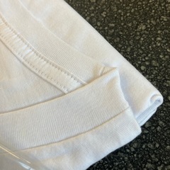 M2511-433　クルーネック Tシャツ 2枚組 ホワイト サイズL  未使用品の画像