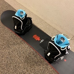 子供用スノーボードセット　板121cm ブーツ21cm の画像