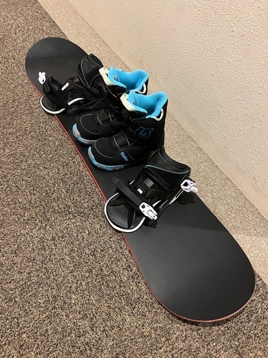 子供用スノーボードセット　板121cm ブーツ21cm