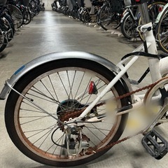 折りたたみ自転車の画像