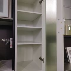 ジャングル×2和泉大型良品館 　食器棚　スリム　ニトリ　フォルム　キッチン【R-292】の画像